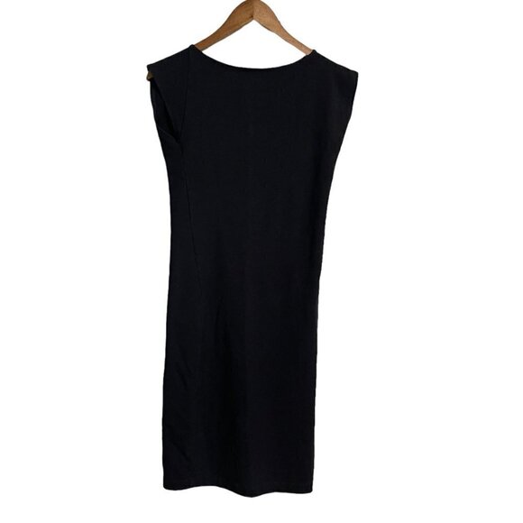 Study NY Womens Black Sleeveless Round Neck Stretch Knee Length Dress Medium - Picture 1 of 6